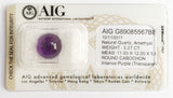 Amethyst 5.27ct AIG Certified