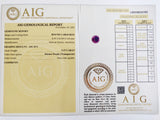 Amethyst 5.27ct AIG Certified