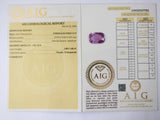 Amethyst 3.88ct AIG Certified