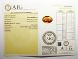 Citrine 3.25ct AIG Certified