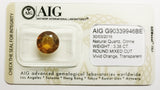 Citrine 3.38ct AIG Certified