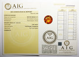 Citrine 3.38ct AIG Certified