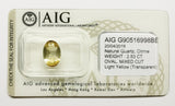 Citrine 2.53ct AIG Certified