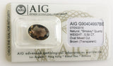 Smokey Quartz 5.58ct AIG Certified