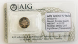 Smokey Quartz 4.01ct AIG Certified