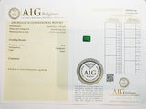 Emerald 6.74ct AIG Certified