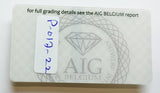 Emerald 0.91ct AIG Certified