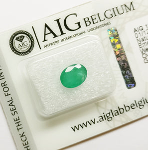 Emerald 1.45ct AIG Certified