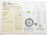 Emerald 2.67ct AIG Certified