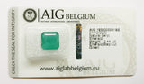 Emerald 3.44ct AIG Certified