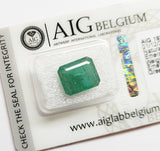 Emerald 4.61ct AIG Certified