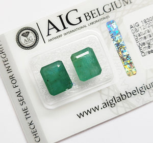 Emerald 6.46ct AIG Certified