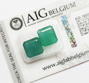 Emerald 9.50ct AIG Certified