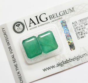 Emerald 10.88ct AIG Certified