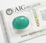 Emerald 13.36ct AIG Certified