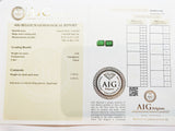 Emerald 2.84ct AIG Certified