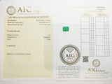 Emerald 1.41ct AIG Certified