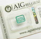 Emerald 1.66ct AIG Certified