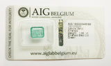 Emerald 1.66ct AIG Certified