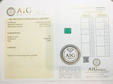 Emerald 1.66ct AIG Certified