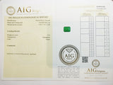 Emerald 2.53ct AIG Certified