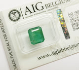 Emerald 2.86ct AIG Certified