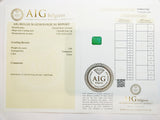 Emerald 2.86ct AIG Certified