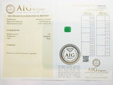 Emerald 2.92ct AIG Certified