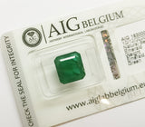 Emerald 4.91ct AIG Certified