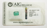 Emerald 1.56ct AIG Certified