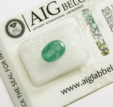 Emerald 2.10ct AIG Certified