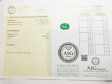 Emerald 2.10ct AIG Certified