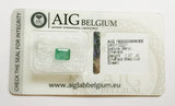 Emerald 1.37ct AIG Certified