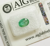 Emerald 1.42ct AIG Certified