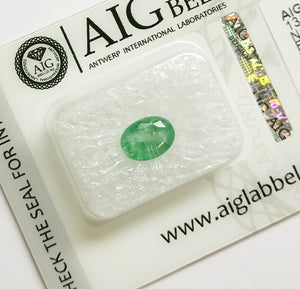 Emerald 1.01ct AIG Certified