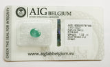 Emerald 1.29ct AIG Certified