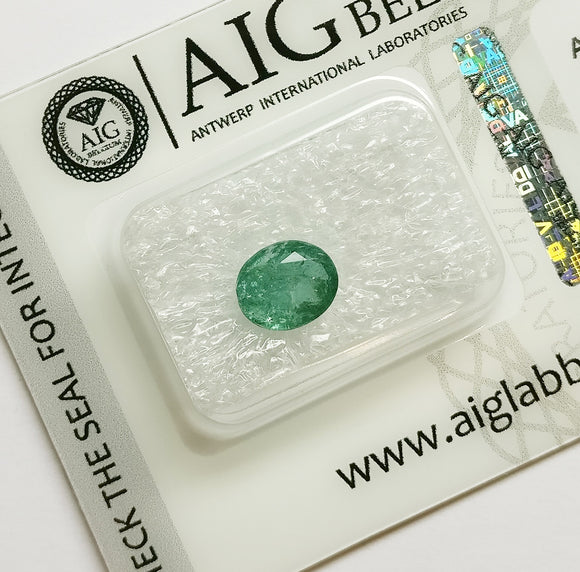 Emerald 1.05ct AIG Certified