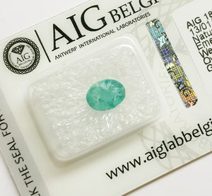 Emerald 1.16ct AIG Certified