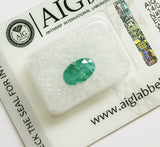 Emerald 1.38ct AIG Certified