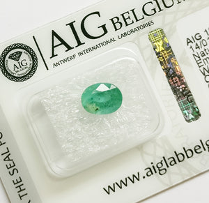 Emerald 1.21ct AIG Certified