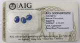 Sapphire 2.75ct AIG Certified