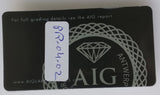 Sapphire 2.96ct AIG Certified