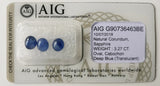 Sapphire 3.27ct AIG Certified