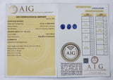 Sapphire 3.34ct AIG Certified