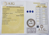 Sapphire 3.34ct AIG Certified