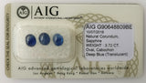 Sapphire 3.72ct AIG Certified