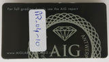 Sapphire 4.96ct AIG Certified