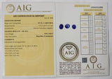 Sapphire 4.96ct AIG Certified