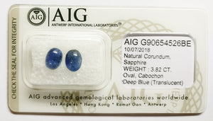 Sapphire 3.82ct AIG Certified