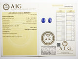 Sapphire 4.04ct AIG Certified